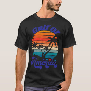 Gulf Of United States Of America Vintage Sunset T-Shirt