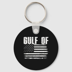 Gulf Of United States Of America Vintage Usa Flag  Key Ring