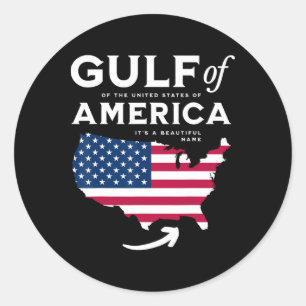 Gulf Of Us America 1 Classic Round Sticker
