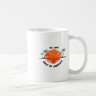 Gulf Of Us America 2025 American Flag Mexico Retro Coffee Mug