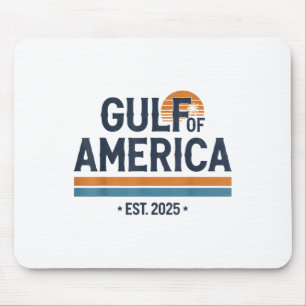 Gulf Of Us America 2025 Vintage American Flag Mexi Mouse Mat