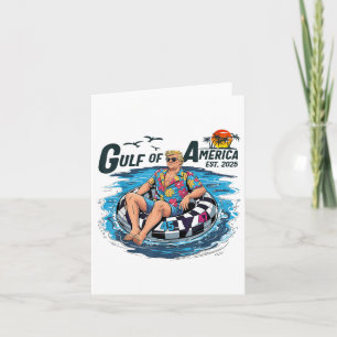 Gulf Of Us America Est 2025 Funny Trump Card