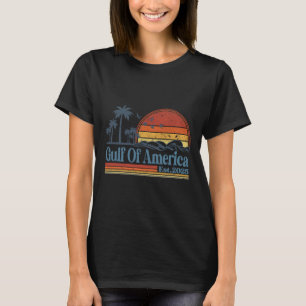 Gulf Of Us America Est 2025 Retro Vintage Beach 1 T-Shirt