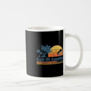 Gulf Of Us America Est 2025 Retro Vintage Beach Me Coffee Mug