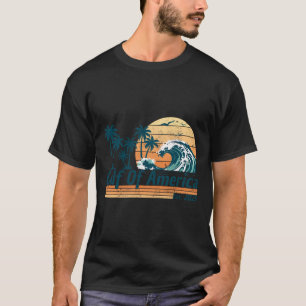 Gulf Of Us America Est 2025 Retro Vintage Beach T-Shirt