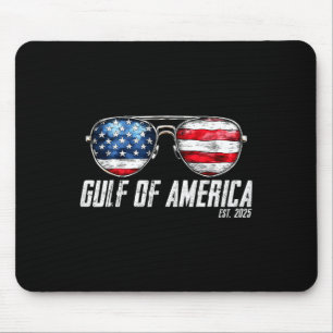 Gulf Of Us America Est 2025 Retro Vintage Sungles Mouse Mat