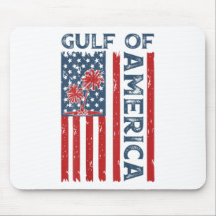 Gulf Of Us America Est 2025 Usa American Flag (on Mouse Mat