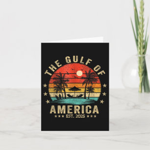 Gulf Of Us America Shirt Retro Golf Of Us America  Card