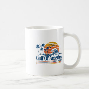 Gulf Of Usa America Est 2025 Retro Vintage America Coffee Mug