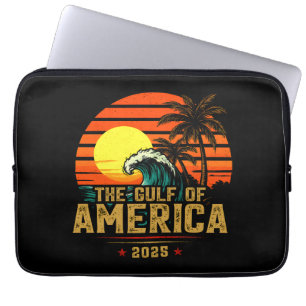 Gulf of USA America Est 2025 Retro Vintage Laptop Sleeve