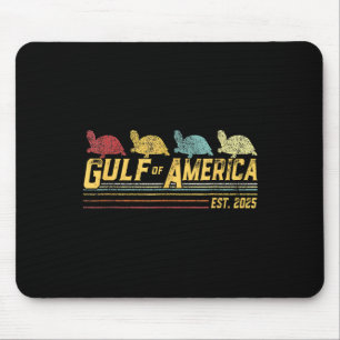 Gulf Of Usa America Est 2025 Turtle  Mouse Mat