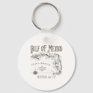 Gulf Of Usa America Funny Gulf Of Mexico Flag Map Key Ring