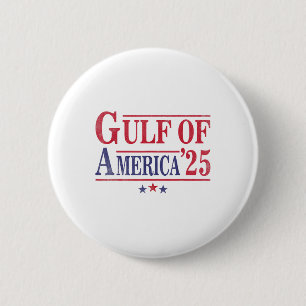 Gulf Of Usa America Funny Gulf Of Mexico Usa 2025  6 Cm Round Badge