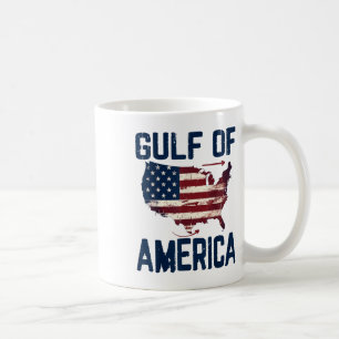 Gulf Of Usa America Funny Gulf Of Mexico Usa Flag  Coffee Mug