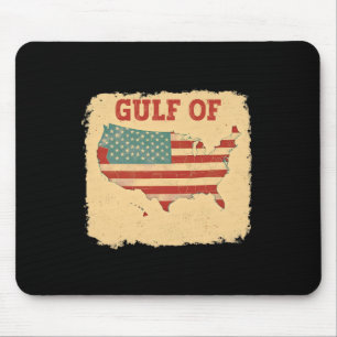 Gulf Of Usa America Funny Gulf Of Mexico Vintage U Mouse Mat
