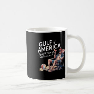 Gulf Of Usa America Funny Trump Usa Beach Coffee Mug