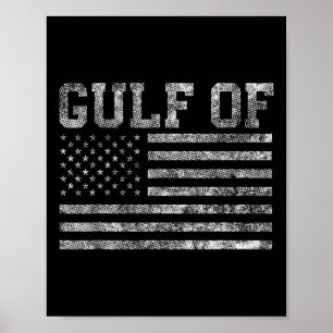 Gulf Of Usa America Greeting From The Patriotic Gu Poster