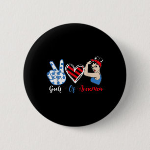Gulf Of Usa America President Trump 2025 _7 6 Cm Round Badge