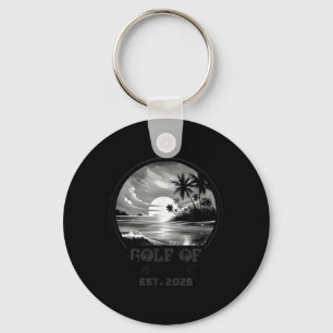 Gulf Of Usa America Shirt Est 2025 Retro Vintage B Key Ring