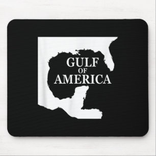 Gulf Of Usa America Shirt Funny Usa Flag  Mouse Mat