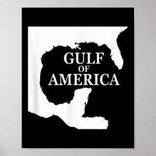 Gulf Of Usa America Shirt Funny Usa Flag Poster