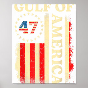 Gulf Of Usa America Shirt Gulf Of Usa Flag America Poster