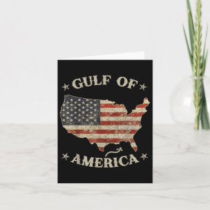 Gulf Of Usa America Trump Greeting From The Card