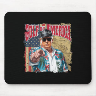 Gulf Of Usa America Trump Greeting From The Patrio Mouse Mat