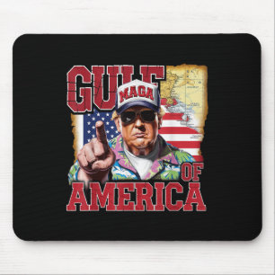 Gulf Of Usa America Trump Greeting From The Patrio Mouse Mat