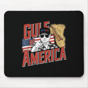 Gulf Of Usa America Trump Greeting From The Patrio Mouse Mat