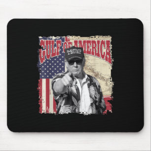 Gulf Of Usa America Trump Greeting From The Patrio Mouse Mat