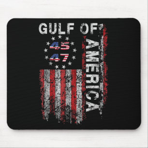 Gulf Of Usa America Trump Greeting From The Patrio Mouse Mat