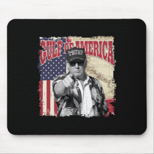 Gulf Of Usa America Trump Greeting From The Patrio Mouse Mat