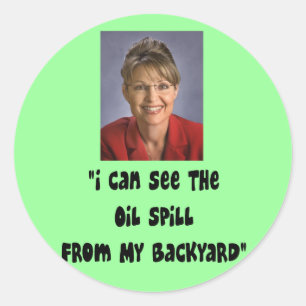 Gulf Oil Spill T-Shirts Classic Round Sticker