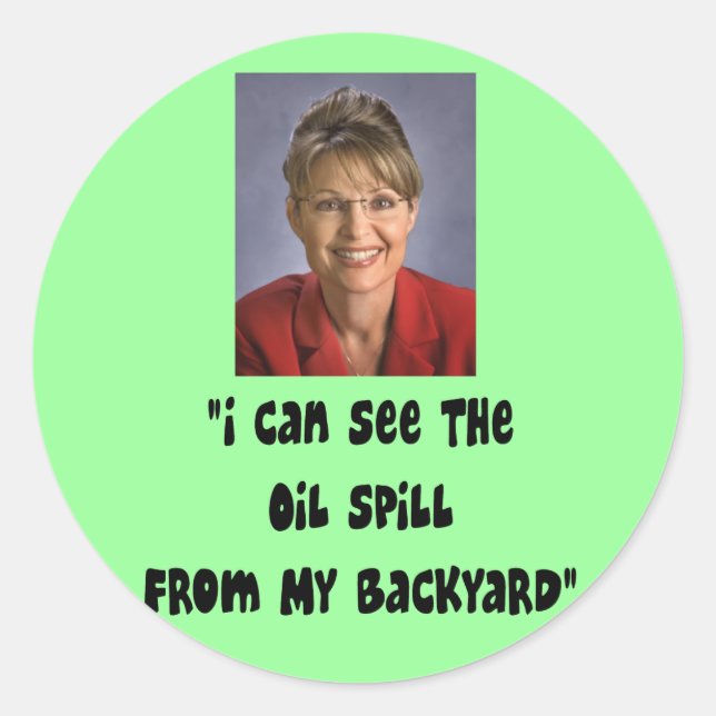 Gulf Oil Spill T-Shirts Classic Round Sticker (Front)