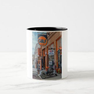Gulf Oil Two-Tone Coffee Mug