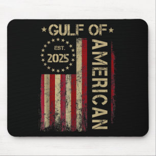 Gulf Retro Of America Est 2025 Usa American Flag M Mouse Mat