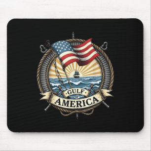 Gulf Retro Of America Est 2025 Usa American Men Wo Mouse Mat