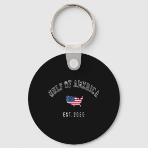 Gulf Retro Of Usa America Est 2025 American Flag M Key Ring