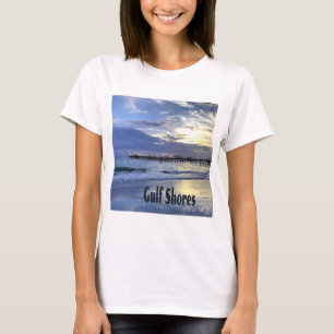 Gulf Shores Alabama Beach Sunrise Pier T-Shirt