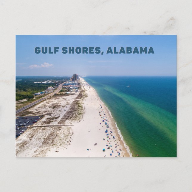 Gulf Shores Alabama Postcard (Front)