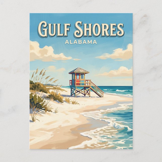 Gulf Shores Alabama Postcard (Front)