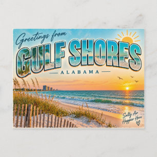Gulf Shores Alabama Postcard