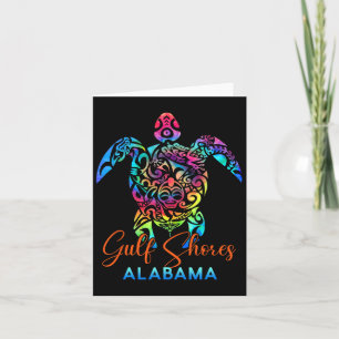 Gulf Shores Alabama Sea Turtle Family Vacation Sum Card
