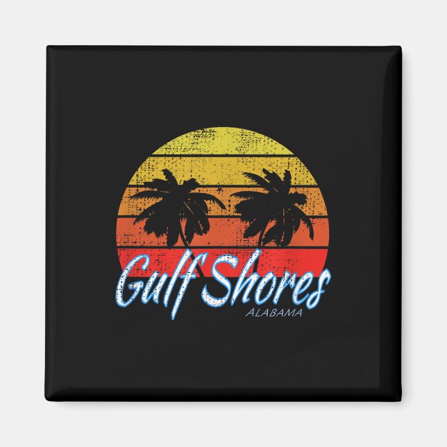 Gulf Shores, Alabama Usa - Gulf Of Mexico  Magnet (Front)