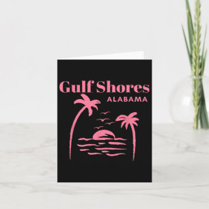 Gulf Shores Alabama Vacation Girls  Card