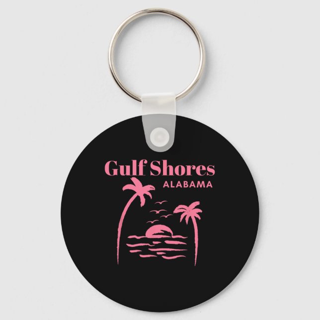 Gulf Shores Alabama Vacation Girls  Key Ring (Front)