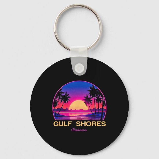 Gulf Shores Alabyma 3  Key Ring (Front)