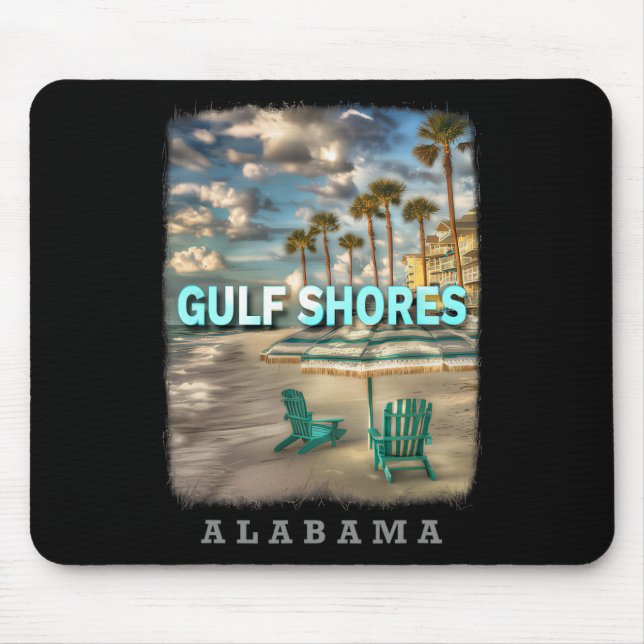 Gulf Shores Alabyma Al Beach Paradise Sd667  Mouse Mat (Front)