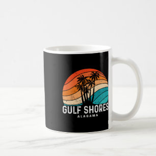 Gulf Shores Alabyma Palm Tree Beach Souvenir  Coffee Mug